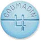 Picture of a pill that has a 4 on it and it says COUMADIN