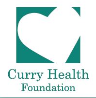 Outline of a heart that says:
Curry Health Foundation